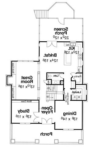 First Floor image of Grant Park House Plan